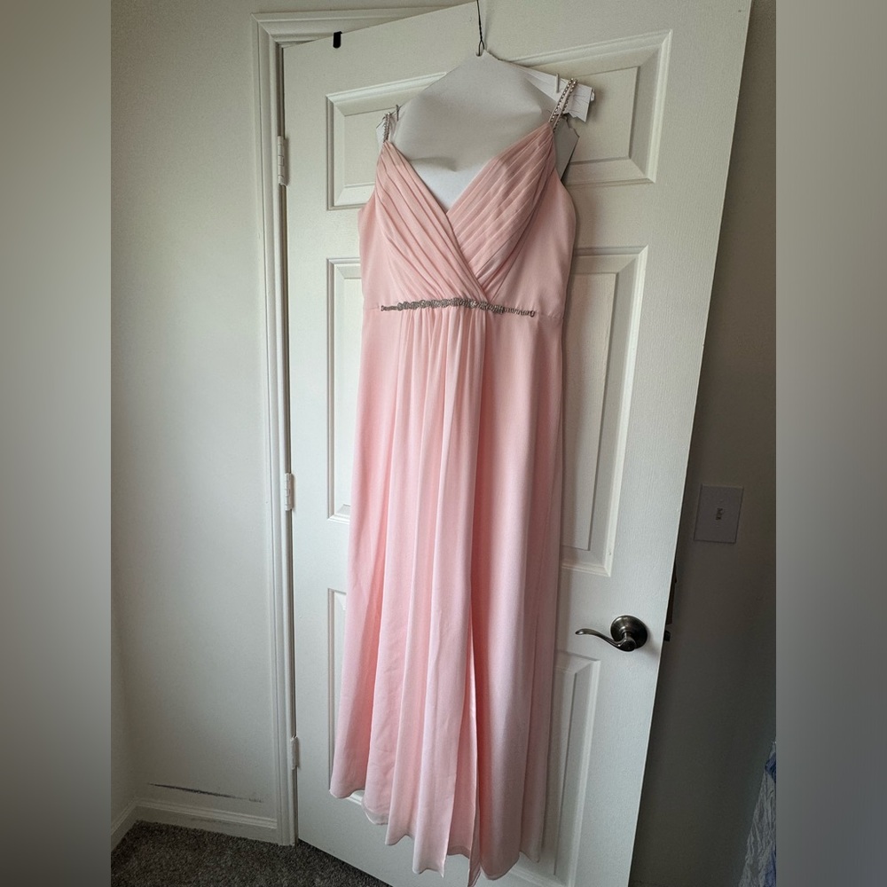 Prom Light Pink Bedazzled Dress (14)